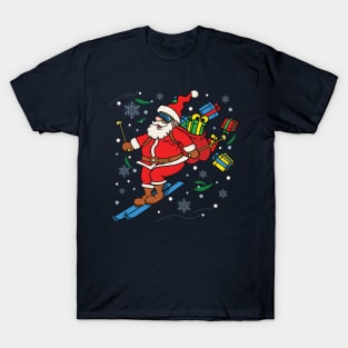 The Santa Ski T-Shirt